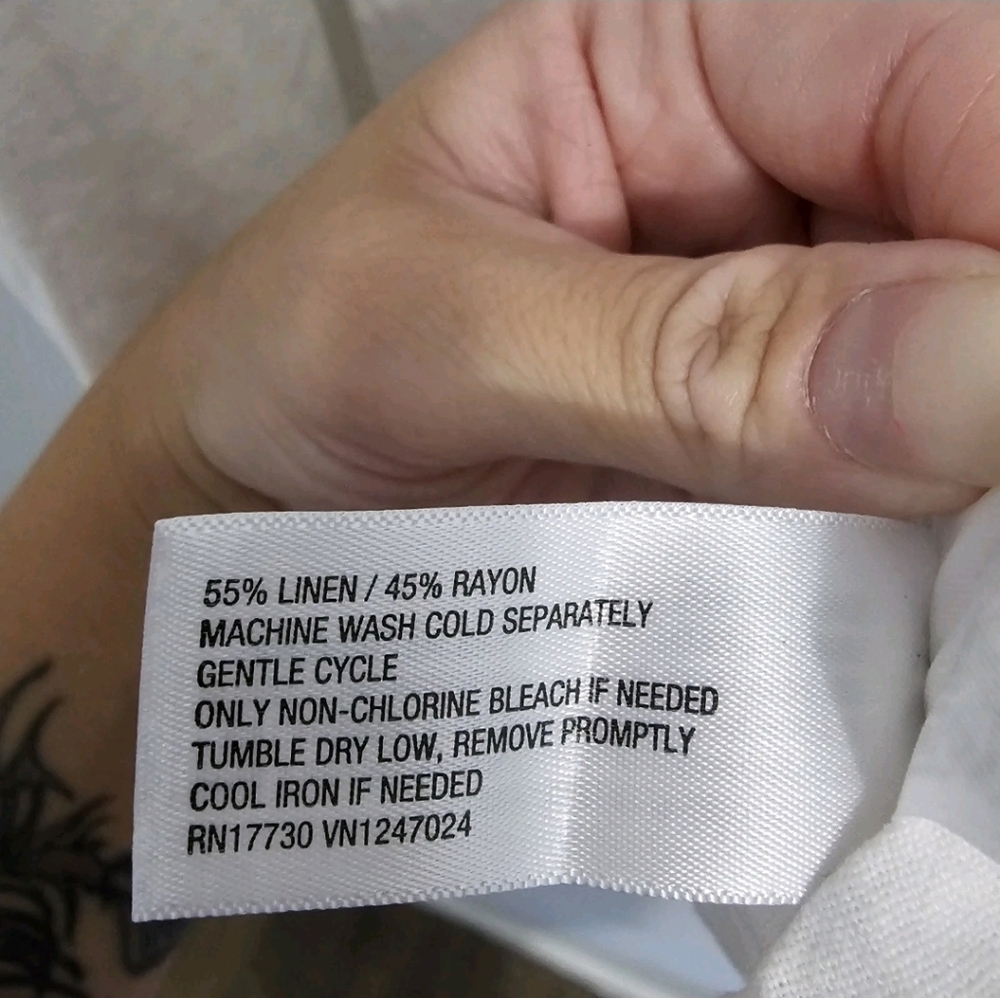 Universal Thread •‎ Linen White Dress - Picture 10 of 12